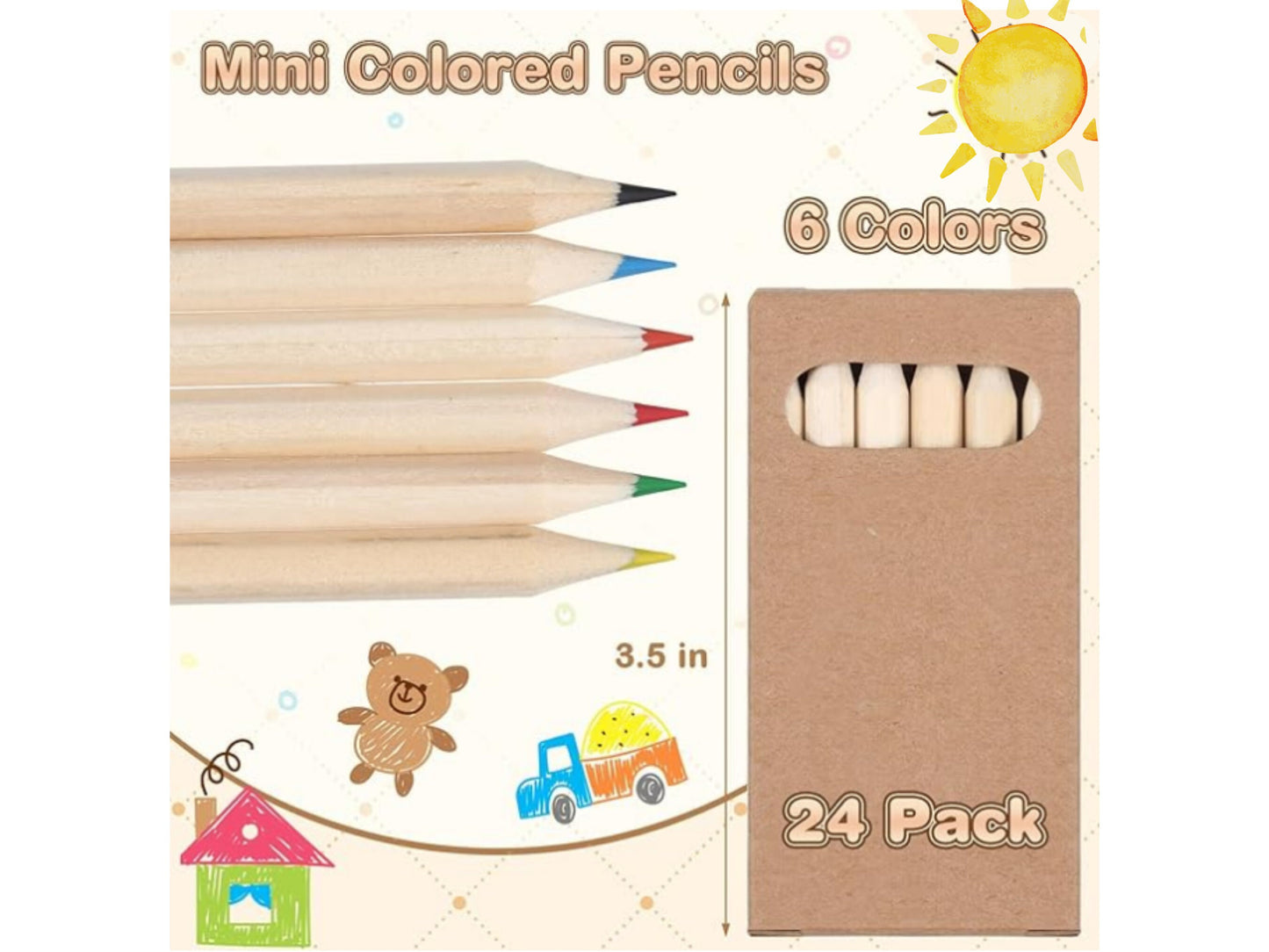 6-Pack Color Pencils