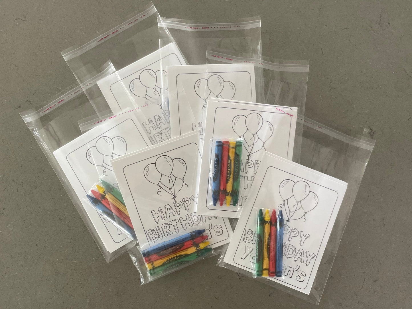 4-Pack Crayons - Party Favors & Coloring Fun