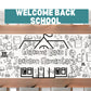 Back to School Coloring Banner for Students