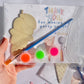 Sweet Ice cream Paint Party Favors Personalized