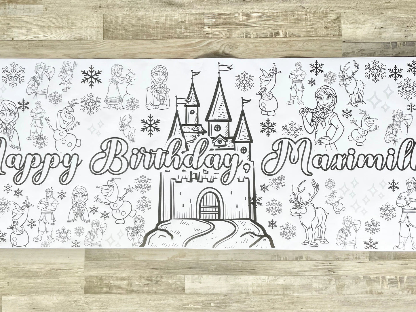 Personalize your own Coloring Banner