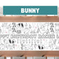 Bunny Rabbit Theme Coloring Banner