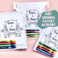 Personalized Wedding Kid Coloring Activity Kit