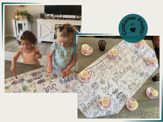 Tea Party Theme Banner