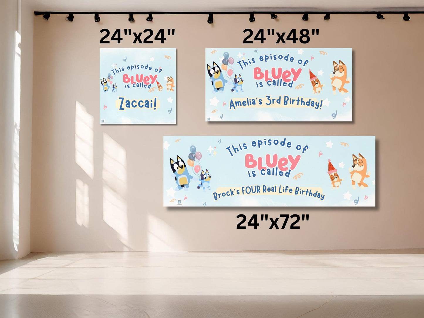 Safari Birthday Backdrop Banner