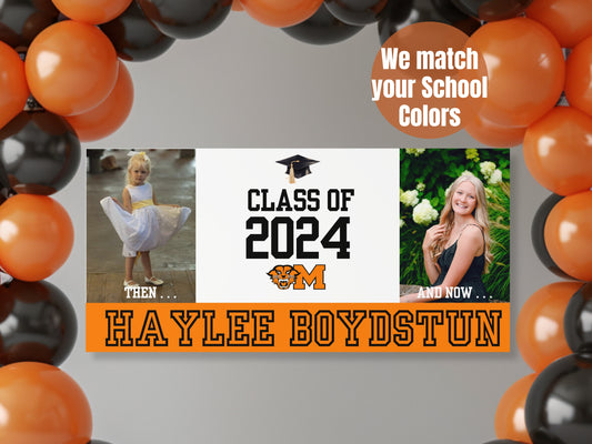 Custom 2024 Graduation Banner Personalized