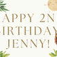 Safari Birthday Backdrop Banner