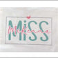 Personalized Teacher Name Tote Bag